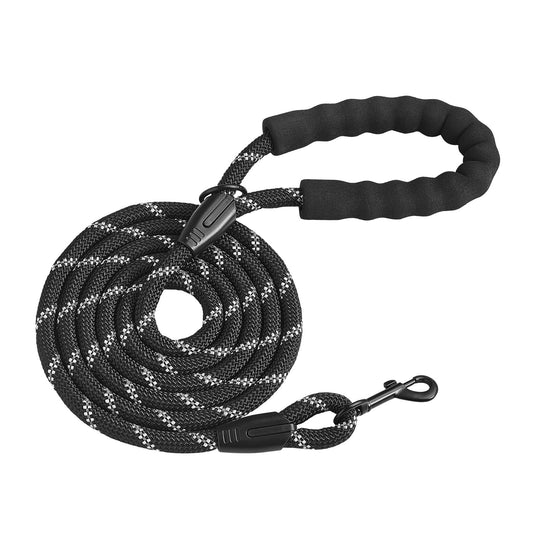 🪢 Heavy-Duty Reflective Rope Dog Leash – 6ft