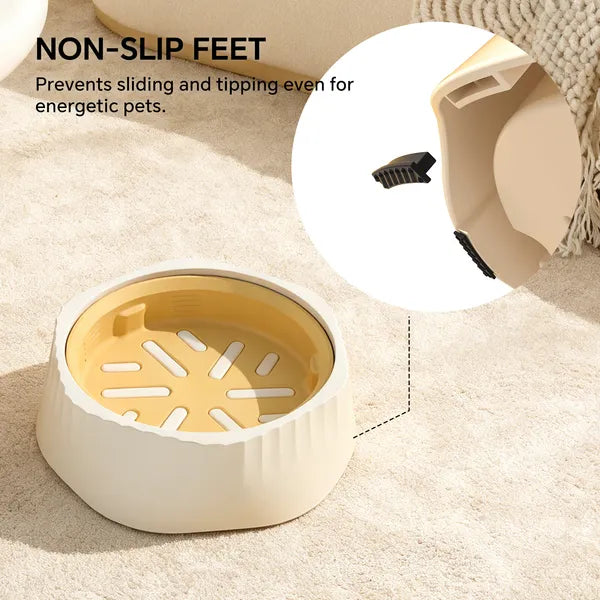 2-in-1 Cat Slow Feeder Bowl – Fast & Slow Feeding Modes