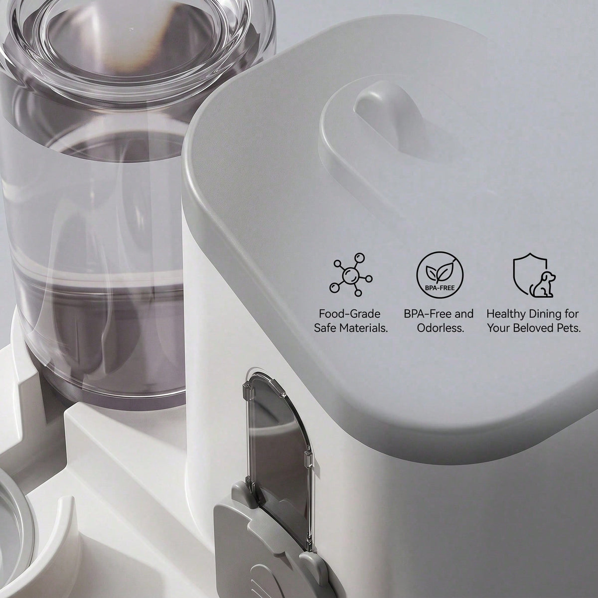 Automatic Gravity Pet Feeder & Water Dispenser
