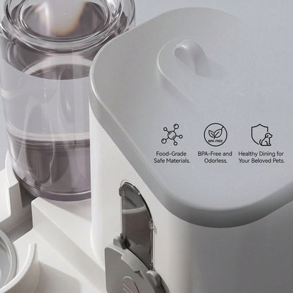 Automatic Gravity Pet Feeder & Water Dispenser