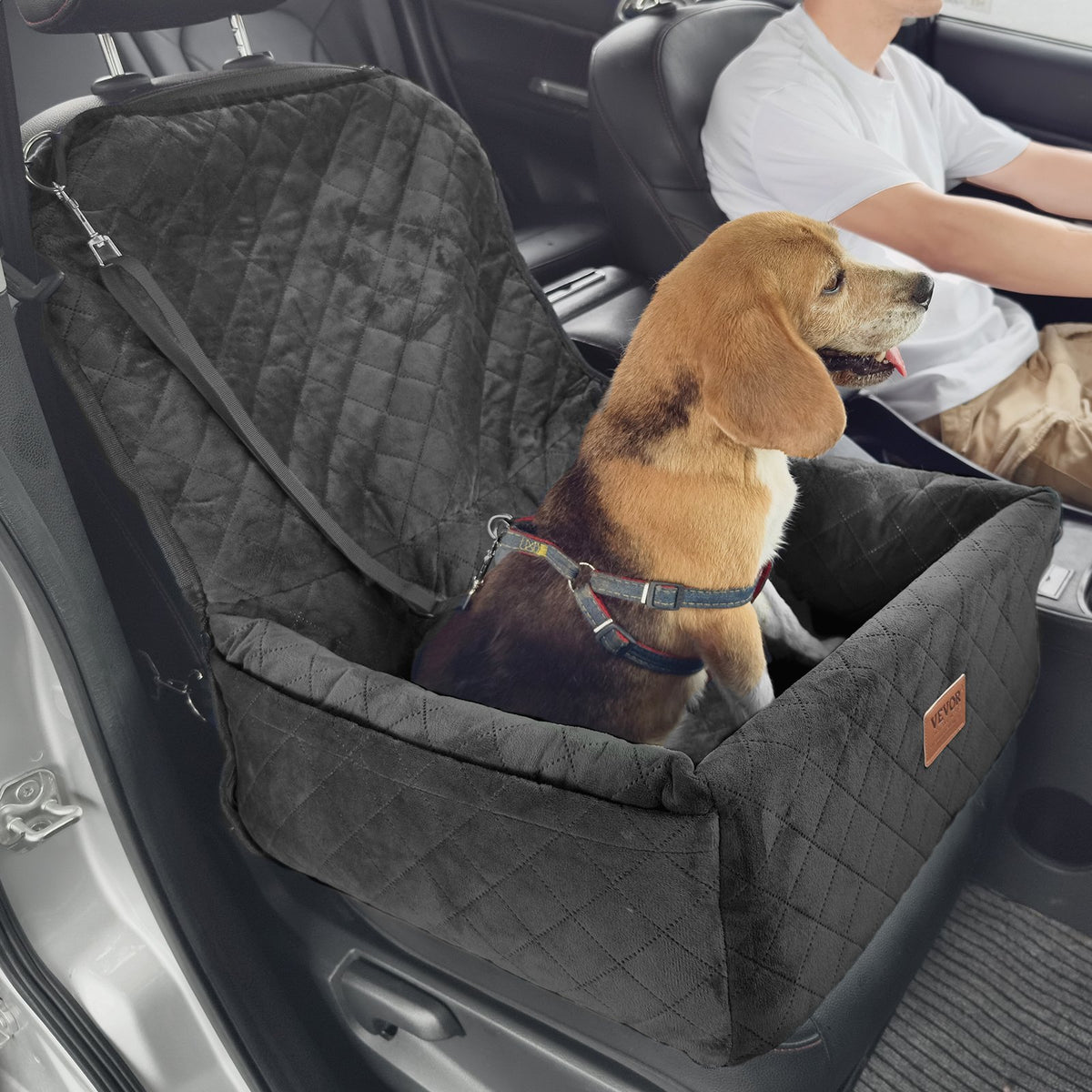 Dog Car Booster Seat – Safe & Comfortable Travel Bed