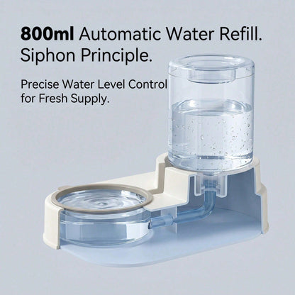 Automatic Gravity Pet Feeder & Water Dispenser