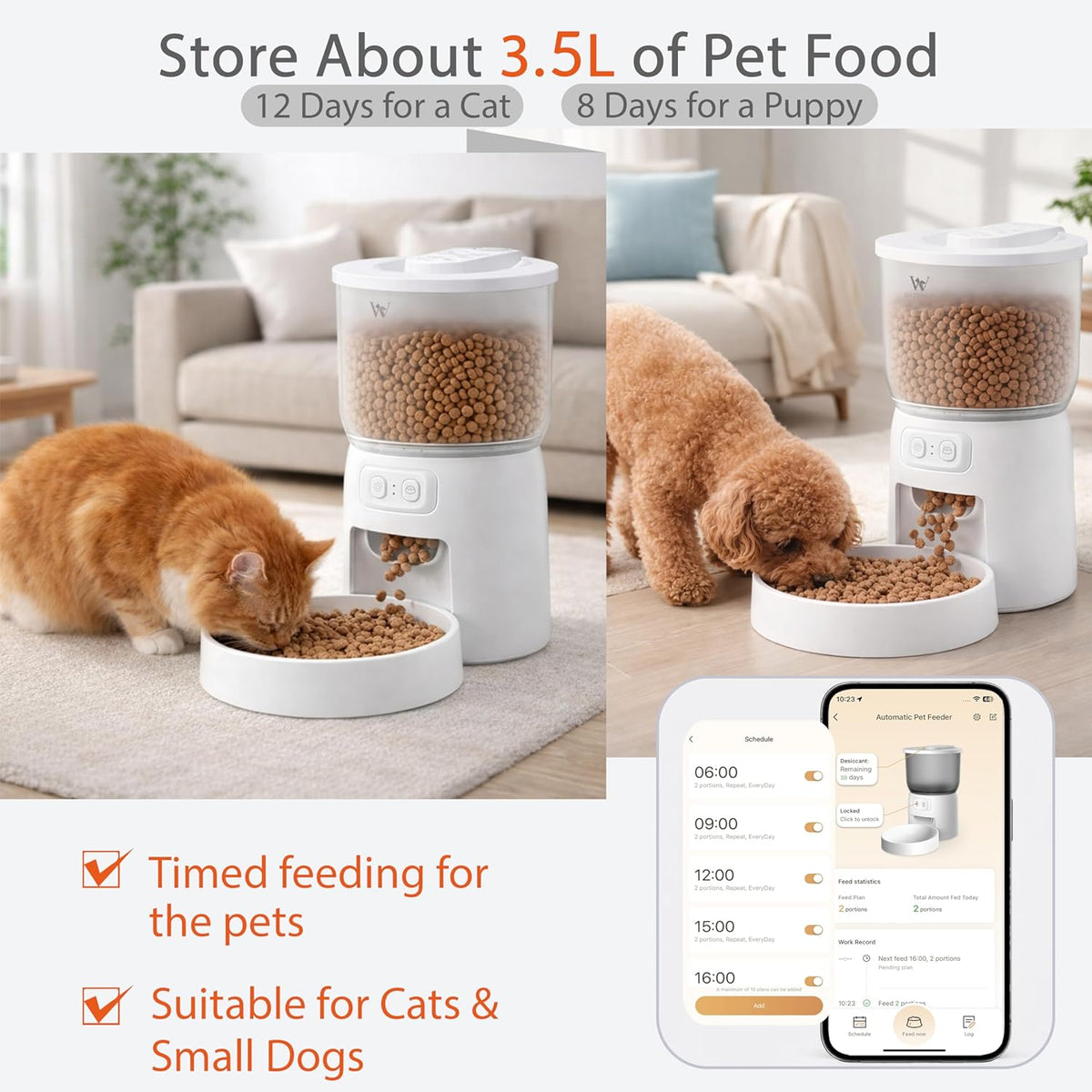 Automatic Wi-Fi Pet Feeder
